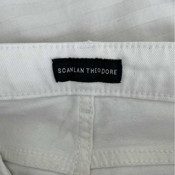 Scanlan Theodore White High-Rise Jeans - 27 - Picture 2 of 4
